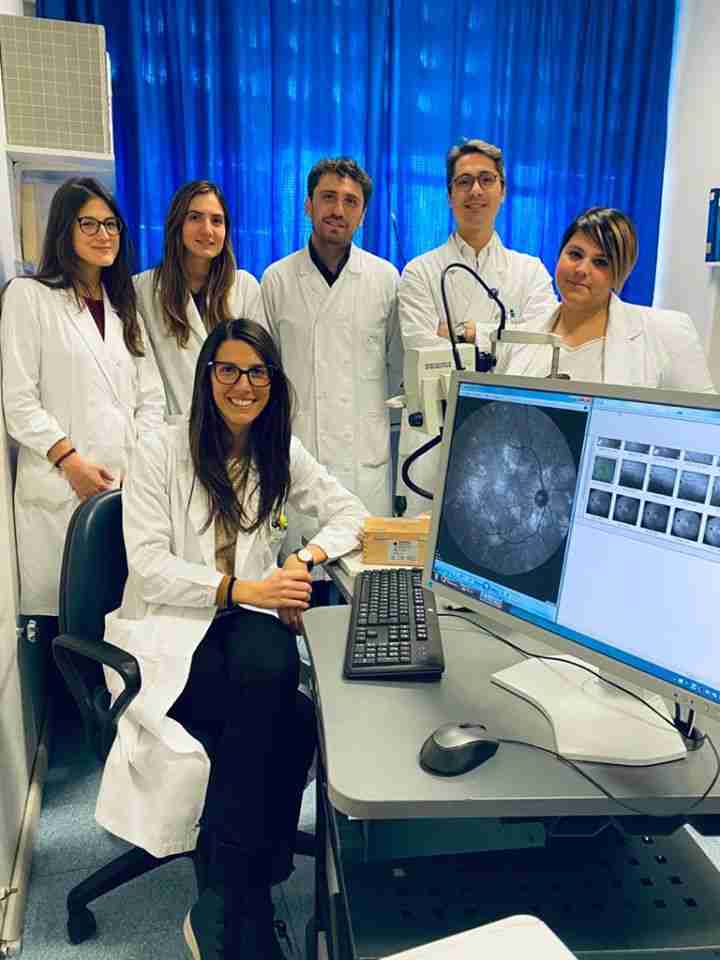 Il gruppo di ricerca della clinica oculistica