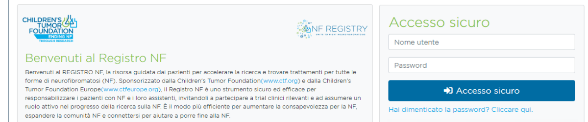 Intestazione registro Registro Nf